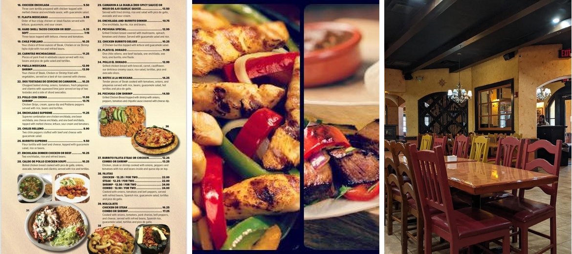 El Dorado Mexican Restaurant Menu